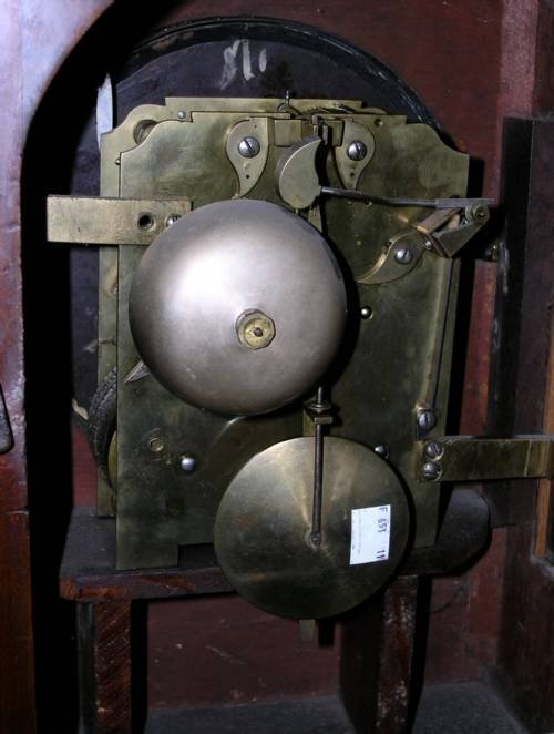 fig 2. 19th Cent Mahogany Twin Fusee Bracket Clock